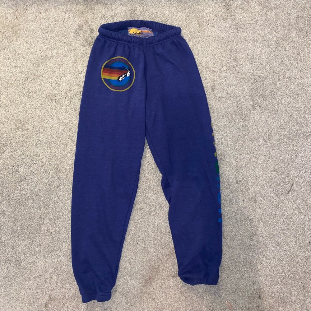 Worn twice. Small aviator nation sweatpants!